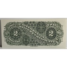 UNITED STATES OF AMERICA 1987 . TWO 2 DOLLARS BANKNOTE . SPECIMEN